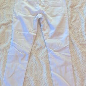 White Express Skinny Mid Rise Jeans